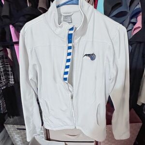 Levelwear Orlando Magic Women’s White Full Zip Jacket Size Medium NBA
